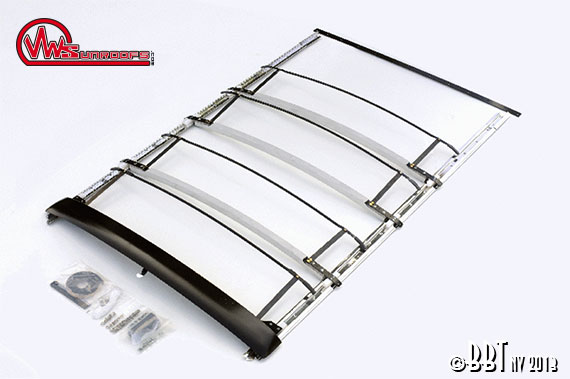 Complete sunroof assembly with rails Type 2 60-67