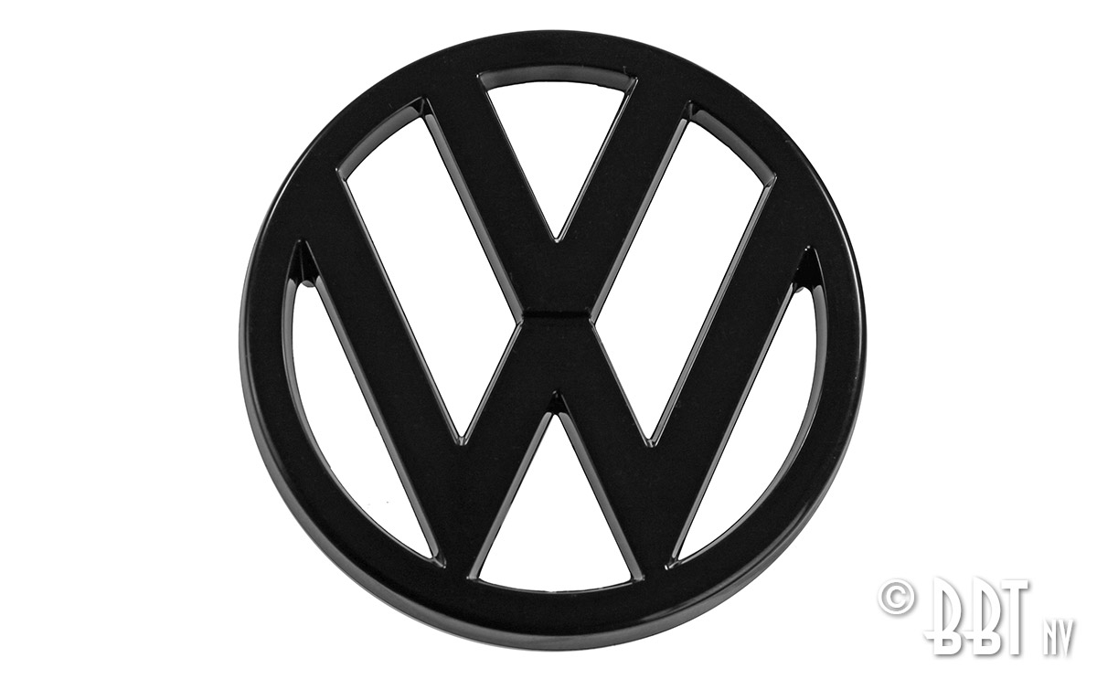 Emblem VW front black - 95mm (Original)