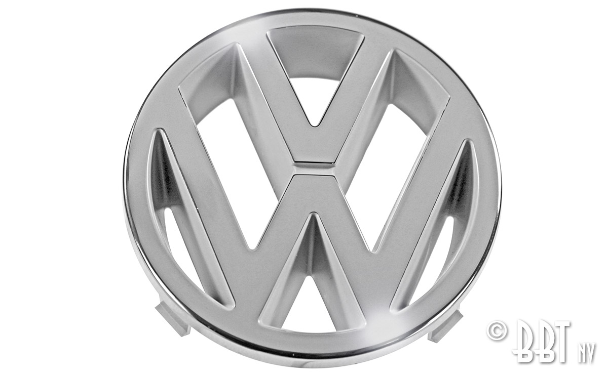 Emblem VW front chrome - 125mm (Original)