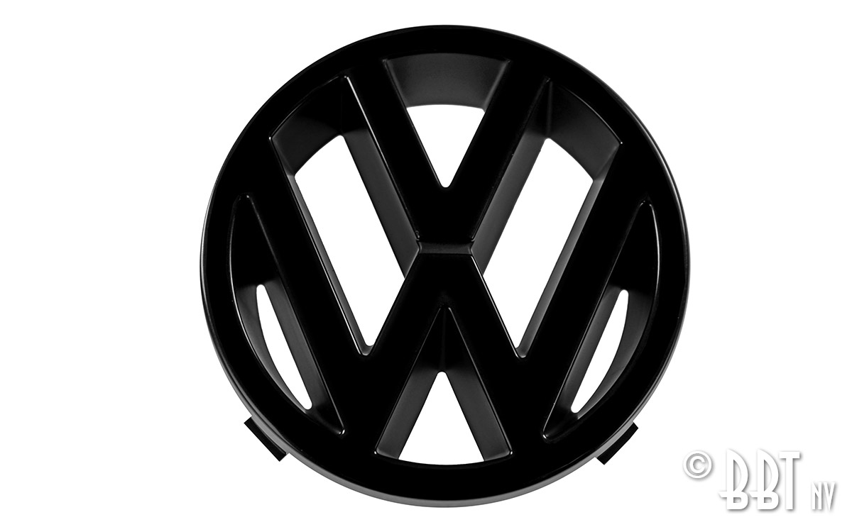 Emblem VW front black - 125mm (Original)