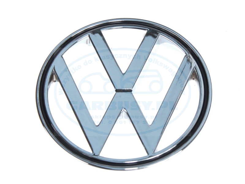 Emblemat okrgy VW na przedni klap oryg.vw