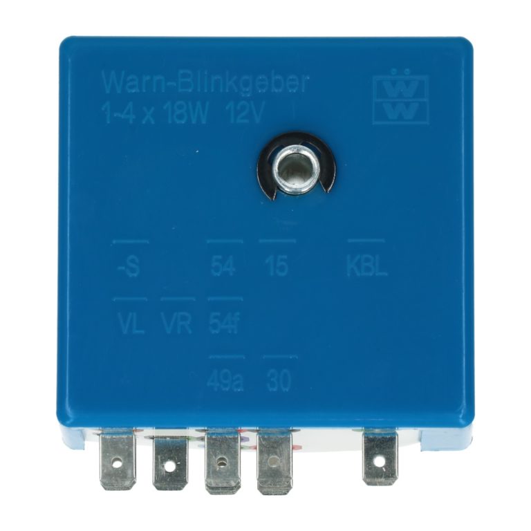 Turn signal flasher unit 12 Volt (9 pins)
