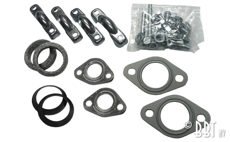 Exhaust assembly kit 25-30HP / double exhausttip