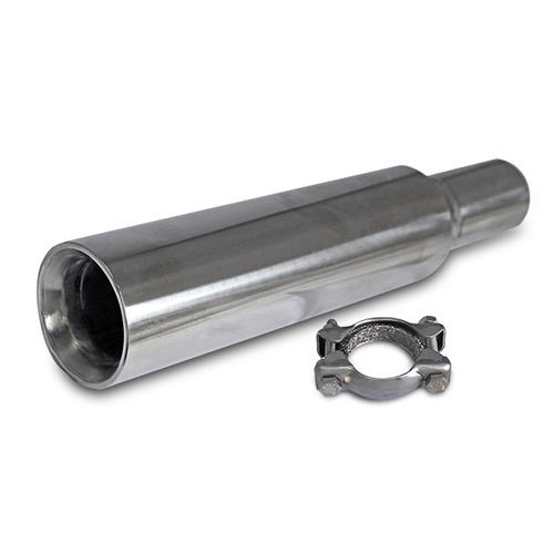 GT style exhaust tip with bracket - Stainless Steel - Vintage Sp