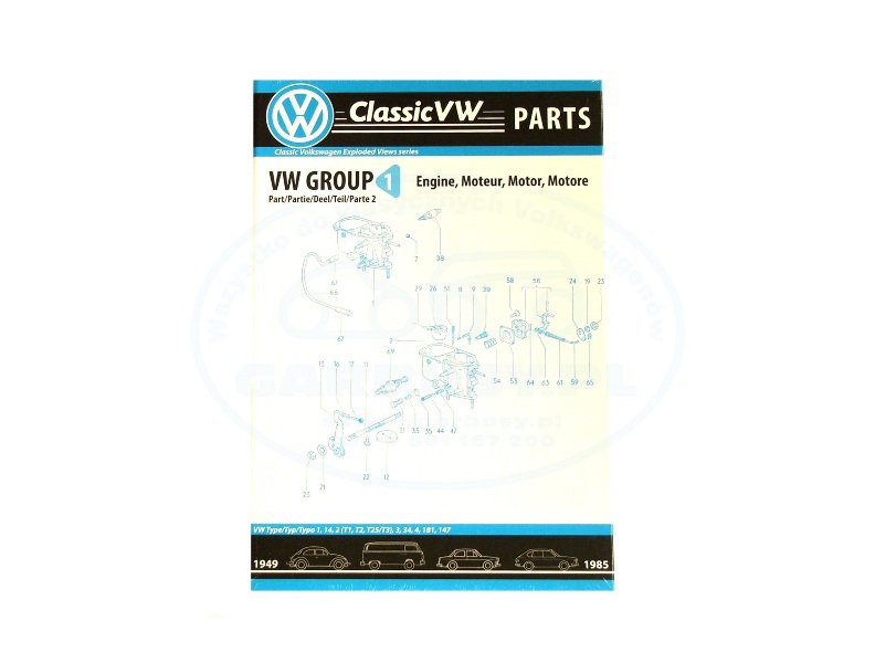 Ksika: ClassicVW PARTS - VW Grupa 1 (cz 2)